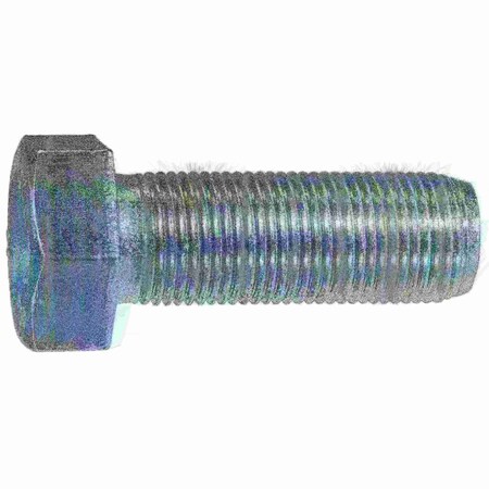 Midwest Fastener Class 8.8, M18-1.50 Hex Head Cap Screw, Zinc Plated Steel, 50 mm L, 2 PK 932443